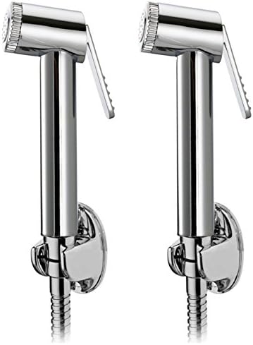 Drizzle Jaquar Sleek Health Faucet With 1 Meter Flexible Tube And Wall Hook - Set Of 2