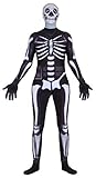 Riekinc Halloween Spandex Zentai Cosplay Costume Skull Trooper Costume Adult/Kids