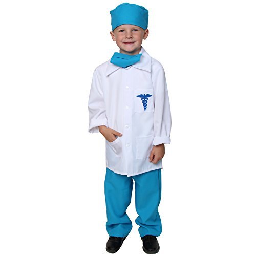 Blue Doctor Deluxe Costume Set Size 4/6 by Storybook Wishes