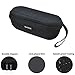 HESPLUS Hard Case for Tribit XSound Go, Shockproof Travel Storage Case for Tribit XSound Go Portable Bluetooth Speaker