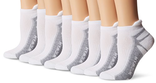 Wigwam Women's Ironman Thunder Pro Low Cut Running Sock 3-Pack, White/White/White, Medium
