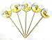 [RusToyShop] 10 psc Maya the bee party cake cupcake topper favor birthday cupcake toppers cartoon series to children's holiday miniature, surprise baby, party favor Figurine birthday