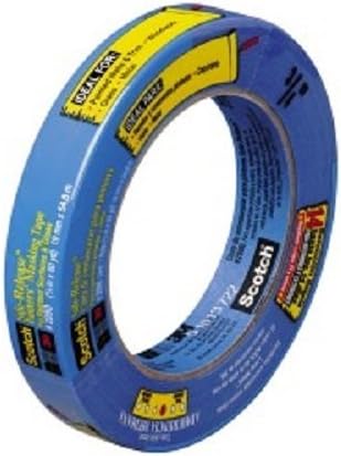 3M ScotchBlue 2090 Safe-Release Painters Tape, 60 yds Length x 1-1/2 Width, Blue by OAF