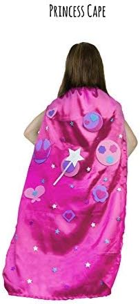 jackinthebox Princess Themed Arts and Crafts for Girls, multicolor, Cape: Medium, Tiara: Small, Wand: Small - Image 4