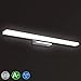 YHTlaeh Vanity Light 16W 23.88inches LED 4000K Natural White Acrylic Chrome Rectangle Tube for Bathroom Vanity Light Bedroom