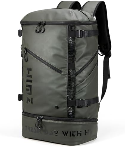 MPG Black Nylon Unisex Backpack Travel Work Gym Laptop Bag Large Bottle Pockets Amazon.com | SYCNB Gym Backpack for Women with Shoes  main image 4