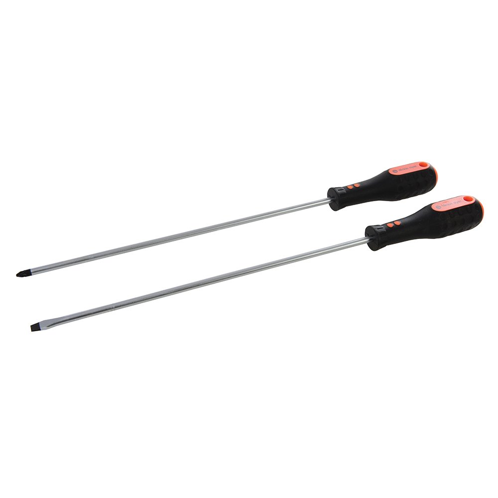 Dickie Dyer 356097 Long-Reach S2 Screwdriver Set 2pce PZ2 / SL6.5