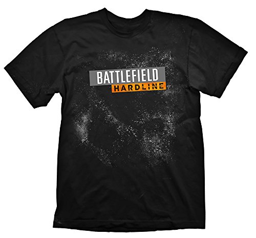 Battlefield Hardline Logo Black T-Shirt Size L (Electronic Games)