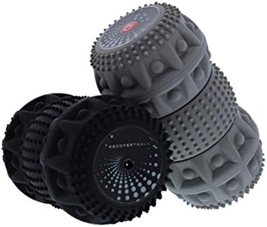 RecoveryBall Vibrating Peanut Massage Ball | 3 Speeds, Twists in 3 Ways | Perfect Therapy Ball Roller for Sore Muscles | Massage Balls Deep Tissue Massage to Relive Tension in Back, Shoulders, Legs