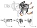 RioRand 5th Generation LED Headlight Kit - H4(HB2,9003) CREE 40W 5000LM LED Headlight Bulbs Conversion Kit with Flexible Tinned Copper Braid