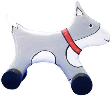wooden dog toy