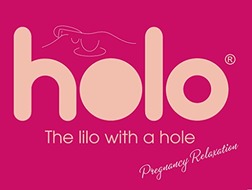 Holo - The Inflatable Maternity Pillow Raft with a Hole to Lie on your Stomach During Pregnancy - Pink