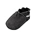 Mejale Baby Infant Toddler Shoes Anti-slip Soft Soled Suede Leather Moccasins Pre-walker(18-24 months,grey)
