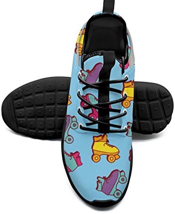 tayedass Cartoon Roller Skates Women's Fashion Sneaker Lightweight Breathabl Athletic Shoes
