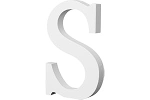 4inch Standing Wooden Letters, Lightweight Natural Wood Alphabet Letters Large Wooden Letter for Crafts Unfinished Wood Decor