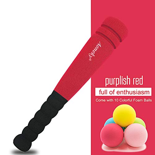 image for Aoneky Min Foam Bat with Multi Balls for Toddler - Indoor Soft Super S