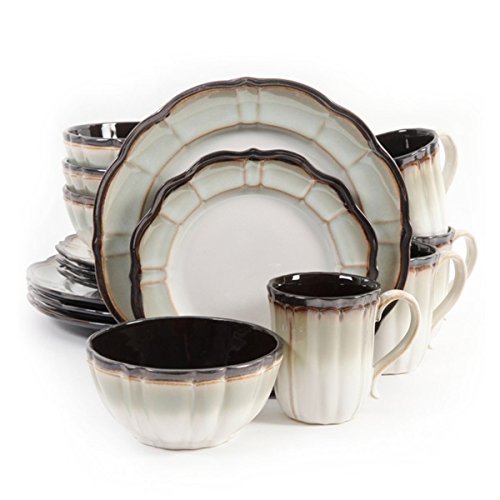Click Here to See More Images Mableton Ceramic 16-piece Dinnerware Set (Service for 4)