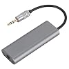 Miniversterker, HIFI stereohoofdtelefoonversterker met 200mAH oplaadbare batterij AMP 3,5 mm AUX digitale audiospeler…