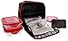 6 Pack Fitness Cube Americas #1 Choice in Meal Management 3 - Meal (Black/Red)