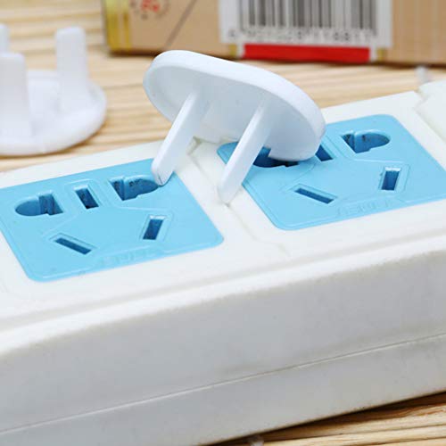 50Pcs Anti Electric Shock Plugs Protector Cover Cap Power Socket Electrical Outlet Baby Children Safety Guard Topker - Thumbnail 2