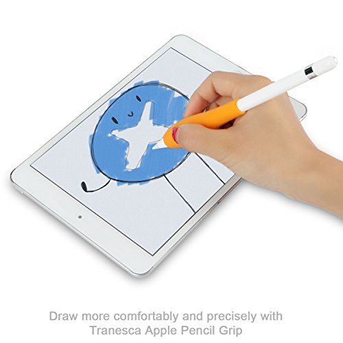 Tranesca Ergonomic grip holder for Apple Pencil-Orange(Must have apple pencil accessory) - Thumbnail 3