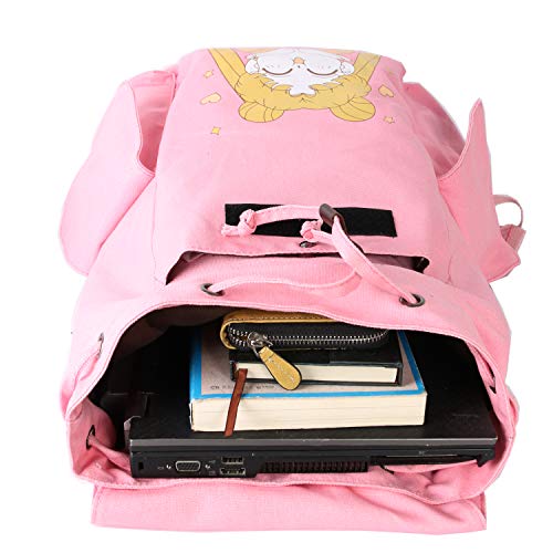 pink anime backpack