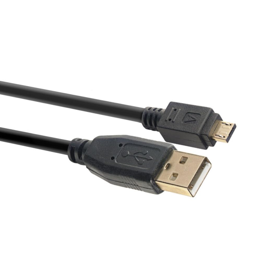 Stagg 21518 1.5 m "A-Male to Micro A-Male" Gold Plated Connector USB 2.0 Cable - Black