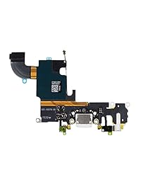 omnirepairs-for iPhone 6s 4.7" A1633, A1688, y A1700 USB Lightning de carga puerto Flex Repuesto para Jack de Cable + Micrófono + Auriculares audio Asamblea + Herramientas, Blanco