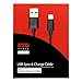 Lightning Cable, Apple Certified MFI EZOPower Lightning 8-Pin 10 Feet USB Sync & Charge Data Cable - Black