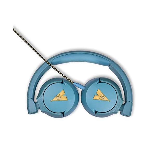 POGS-Kids-Headphones-The-Elephant-Foldable-On-Ear-Headphones-with-volume-limited-for-Kids-Music-Sharing-Function-Aux-Cable-Blue POGS kids headphones | The Elephant | Foldable and robust headphones for kids from 3 years with volume control…