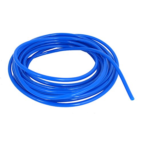 uxcell a15070300ux0315 Air Fuel Gas Polyurethane PU Hose Tube Pipe, 8 mm x 5 mm, 8.6M 28', Blue, Metal, 5 inches - Thumbnail 2