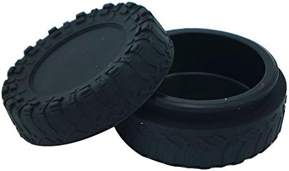Eoozon 23ml Tyre Shape Non-stick Silicone Jars dab Wax Container Pop Top