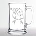 Final Fantasy - Moogle Riding Chocobo - Etched Beer Mug