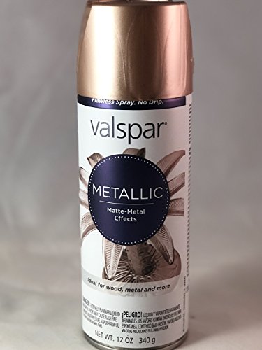 Valspar Rose Gold Metallic Matte Metal effects