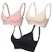 BAOMOSI Women's Seamless Nursing Maternity Bra Push Up Comfort Sleep Bralette