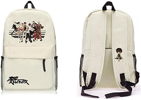 Bungo Stray Dogs Anime Cosplay Backpack School Bag Bookbag Daypack Computer Bag (A)