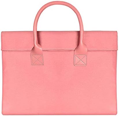 SHUHAN Computer Laptop Accessory 15.4 inch Universal Wearable Soft Handle Portable Laptop Tablet Bag, for MacBook, Samsung, Lenovo, Sony, DELL Alienware, CHUWI, ASUS, HP(Pink) Fashion Business Laptop