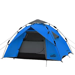 qeedo Sekundenzelt Quick Ash 2 Personen (Schnellaufbauzelt) – blau