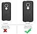 Yiakeng for Moto E5 Plus Case, Moto E5 Supra Case, Dual Layer shockproof Slim Protective with kickstand Phone Case Cover for Motorola Moto E Plus (5th Generation) (Blue)