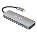 Beeasy USB C Adapter,Type C hub with 4k HDMI Video Output,Power Delivery (PD) Charging Port,2 USB 3.0,Multi Ports for MacBook Pro 2016/2017 Mac,More USB C Device (Space Gray)