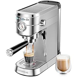 CASABREWS Espresso Machine 20 Bar, Professional