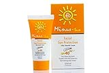 Minus (Sol) Sun White, SPF40 PA+++ Double Protection UVA/UVB, Dermatologically Tested, 25g