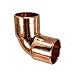 PROCURU 10-Pack 3/4-Inch Copper 90-Degree Elbow CxC Sweat, Plumbing Fitting, Certified Safe (CW9S0034-10P)