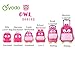 yodo 3-Way Convertible Playful Insulated Kids Lunch Boxes Carry Bag/Preschool Toddler Backpack for Boys Girls, with Quick Access front Pouch for Snacks, Pink Owl