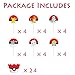 24 Pikachu Pokemon Cupcake Toppers and Cupcake Wrappers Liners for Kids Birthday Party Cake Decorations
