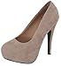 Forever Link Women's Sunset-89 Suede Closed Toe Dress Pumps