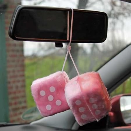 Land-Haus-Shop Plüschwürfel Rosa Pink