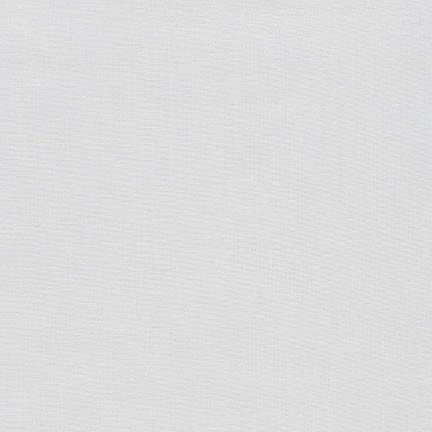 Kona Cotton Solids - Robert Kaufman - 100% Cotton - Fabric - Solid Colours (Silver)