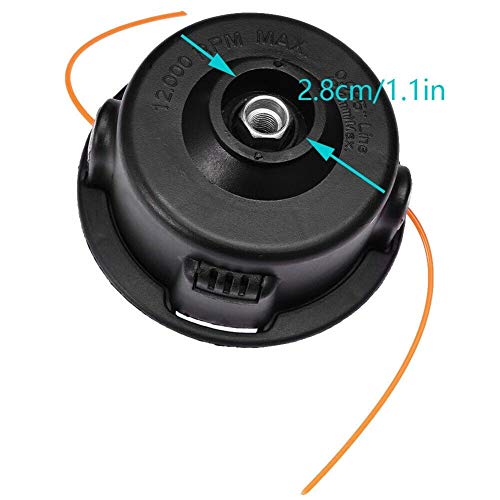 Ineedtech Reel Easy String Trimmer Head for Ryobi RY29550 RY30530
