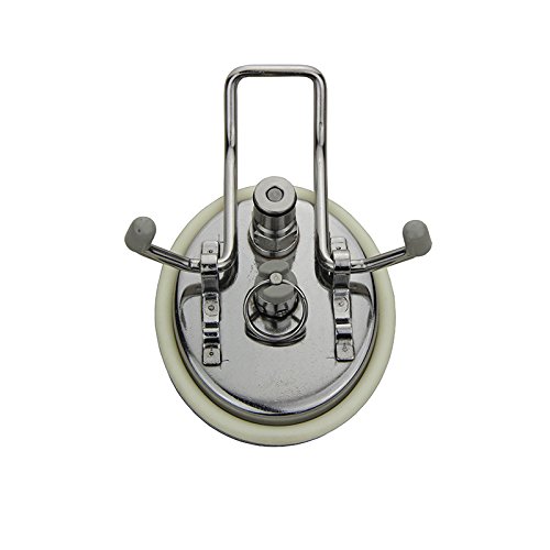 UP100® Carbonation Corny Beer Keg Lid Cornelius Style in-Built Pin/Ball Lock Gas Disconnect Homebrew Kegging - Thumbnail 2